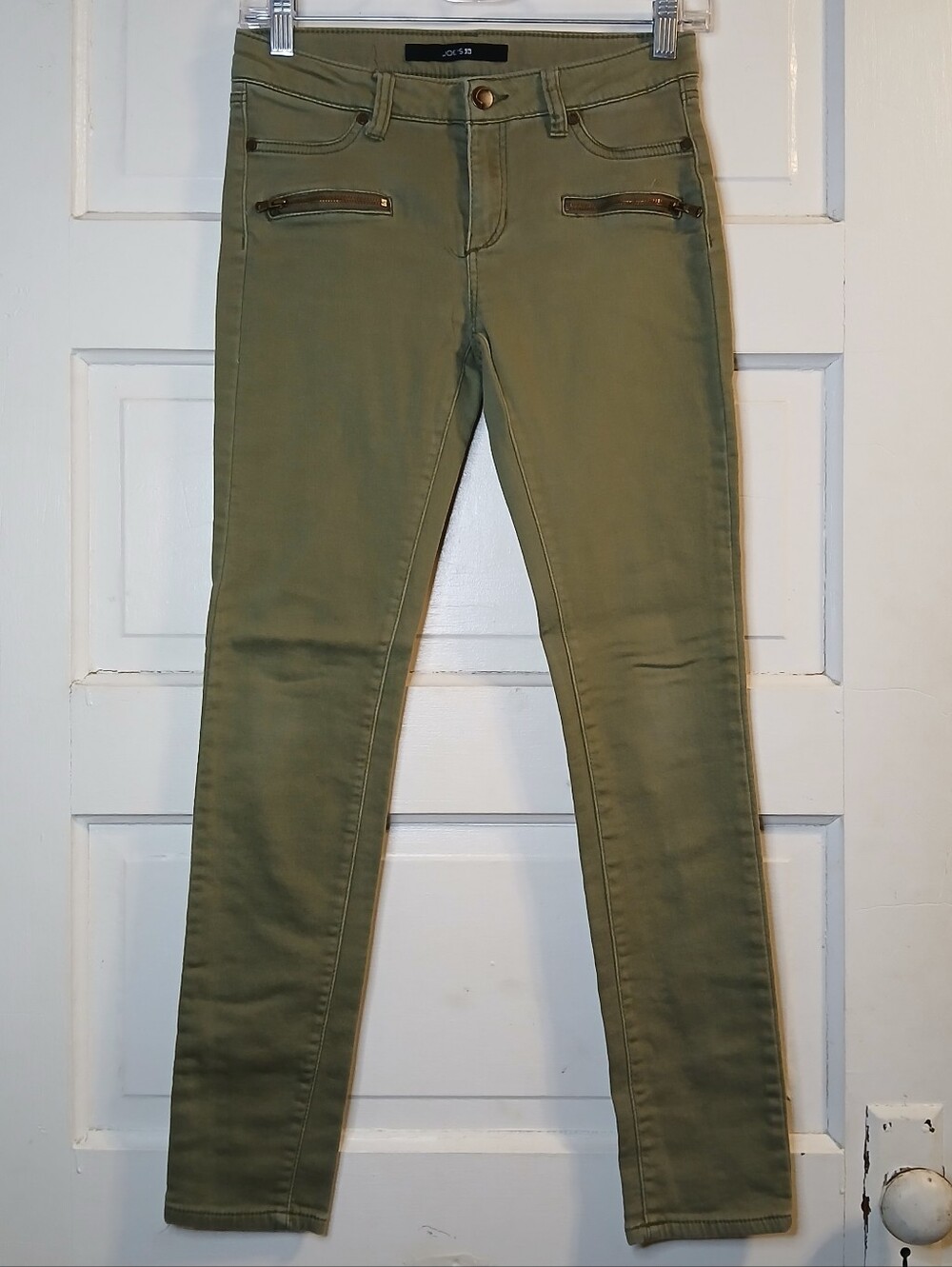 Youth Girls Size 16 Joe’s Skinny Jeans Olive Green
